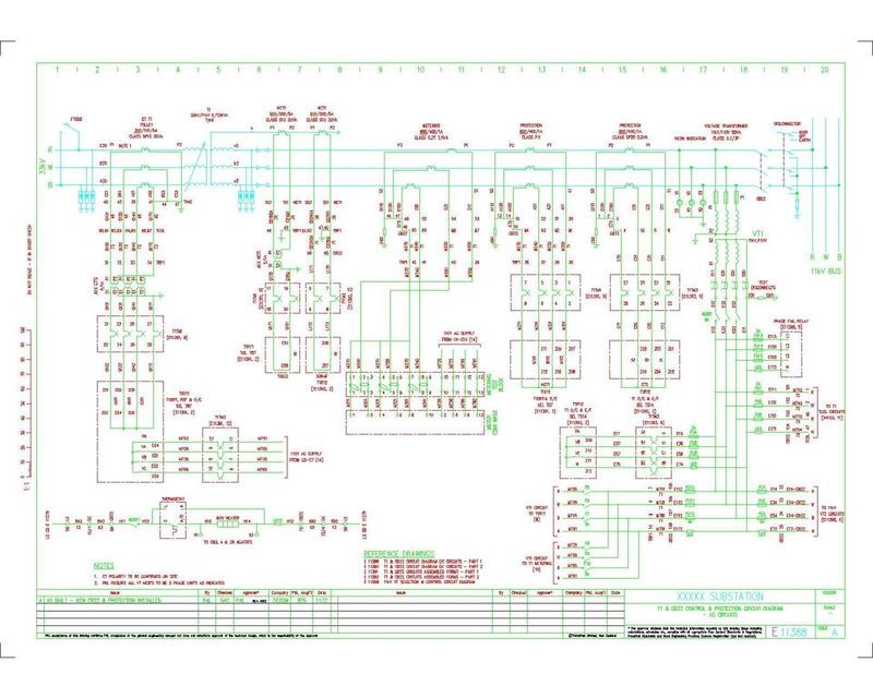draftsight electrical line schematic templates
